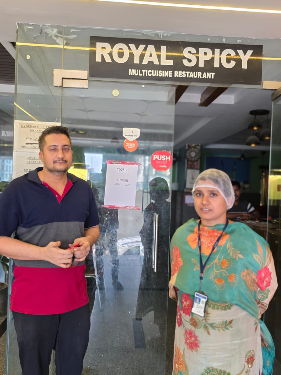 Royal Spice Restaurant kitchen inspection photo