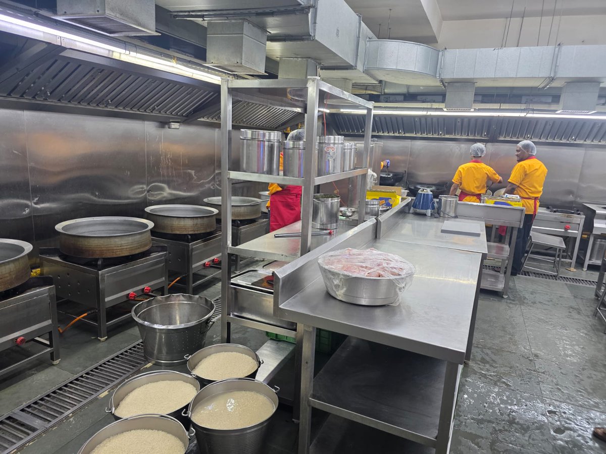 Sattibabu Biryani kitchen inspection photo