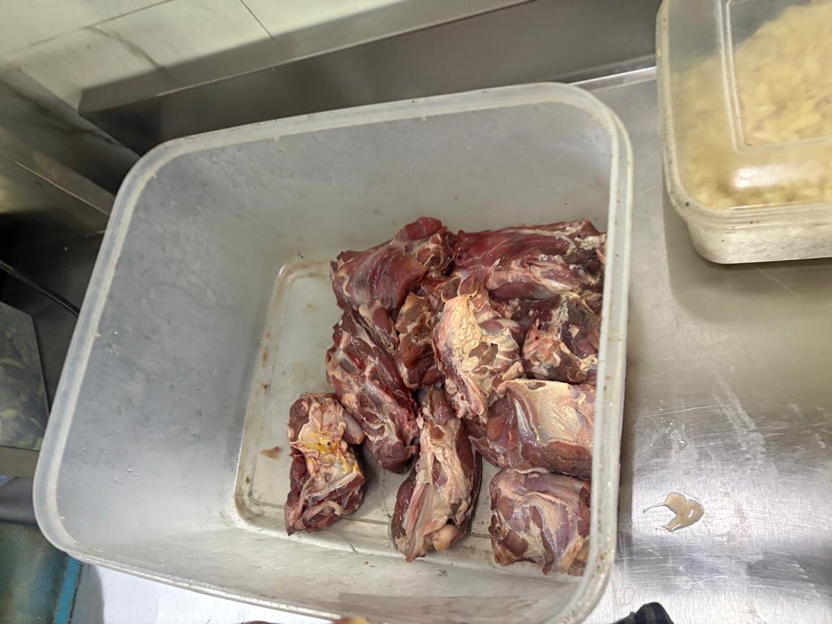 The Food Planet kitchen inspection photo