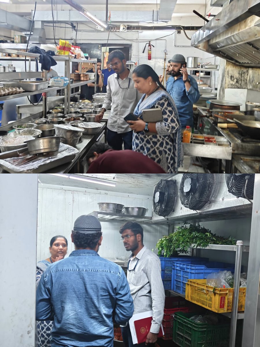 Dasara kitchen inspection photo