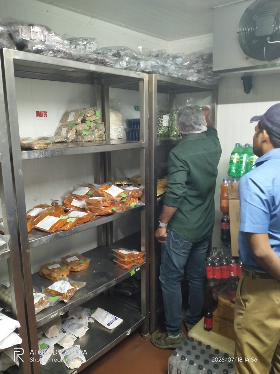 Domino's Pizza kitchen inspection photo