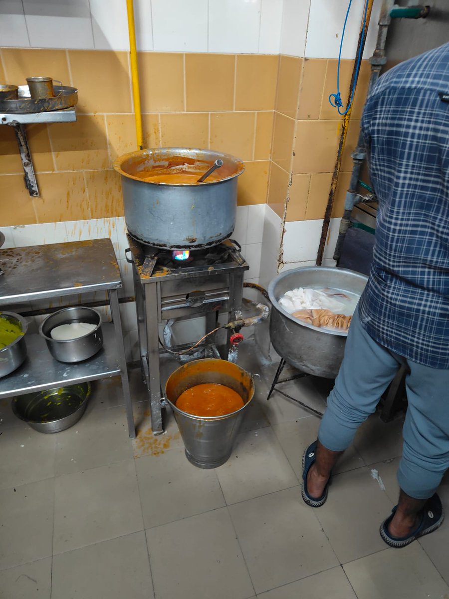 Sweekar Hotel kitchen inspection photo