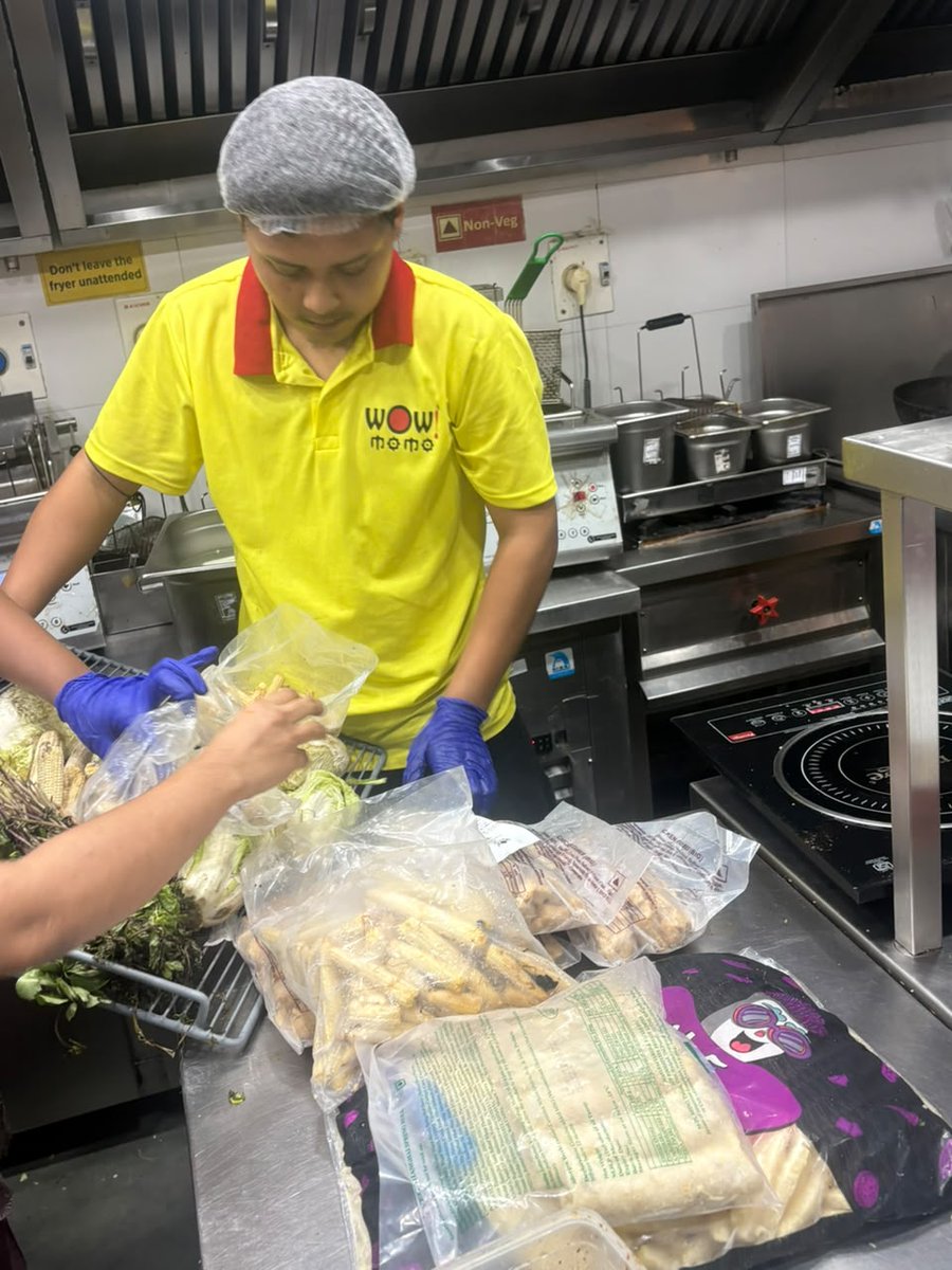 Wow! Momo kitchen inspection photo