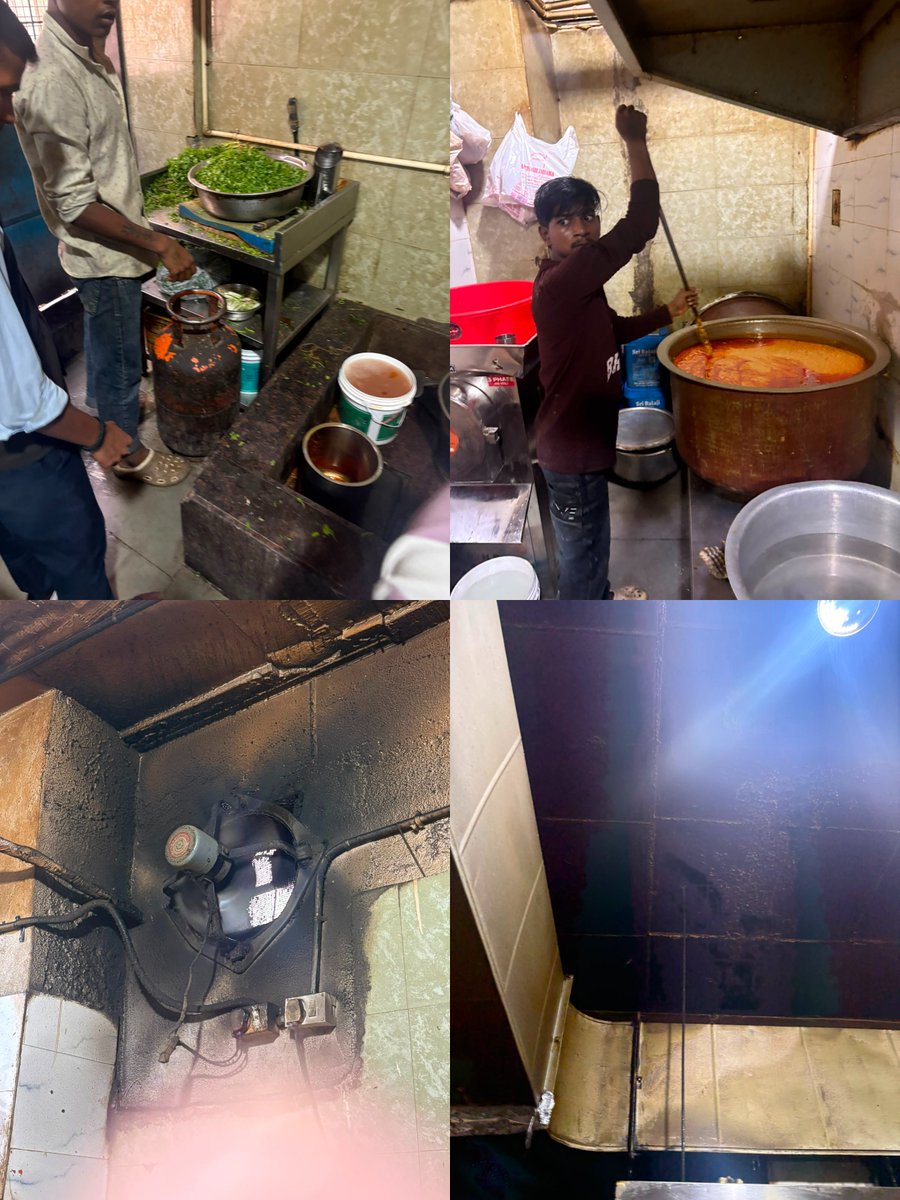 Santosh Dhaba kitchen inspection photo